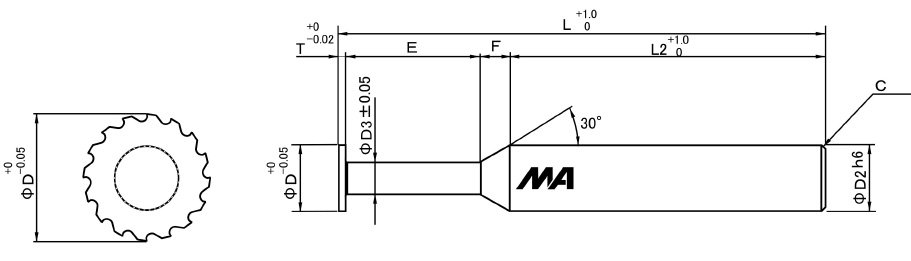 MINI SLIT MASTER KSLG | 超硬ソリッドキーシードカッター | 製品情報